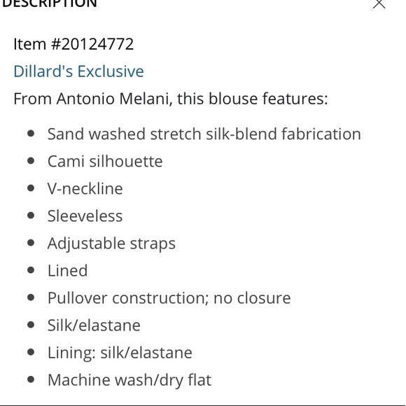 ANTONIO MELANIE Kenna sand-washed silk camisole - Picture 7 of 7